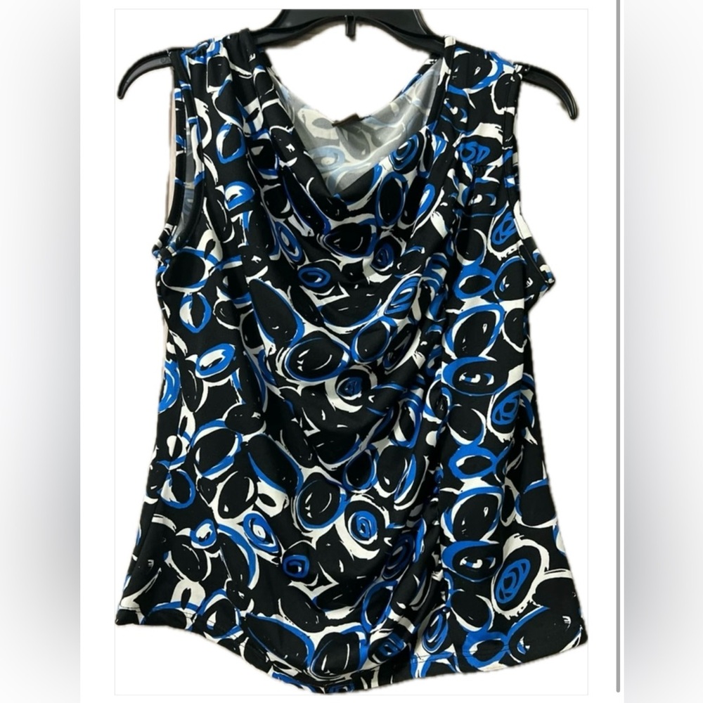 Drape Neck Sleeveless Top by Clear Sky SZ PM